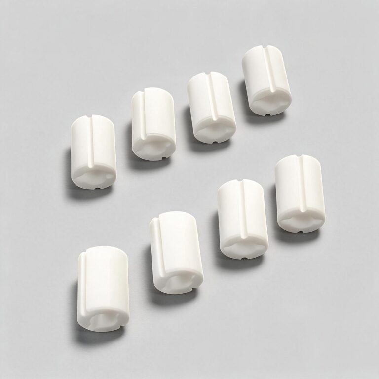 Small turned ceramic pins and cylinders ground to diameter