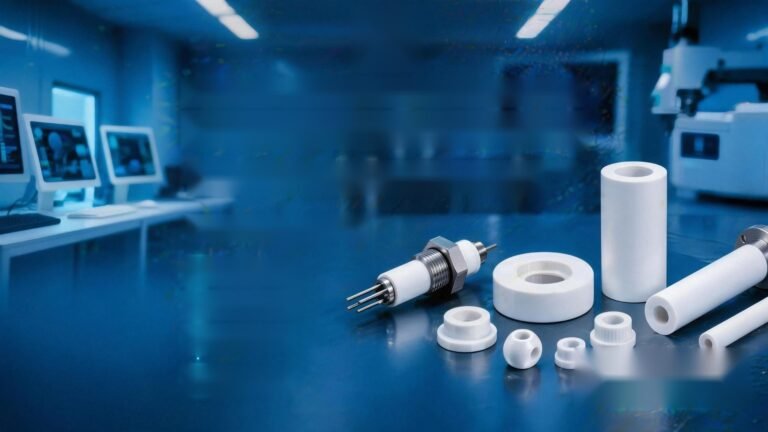 Machined ceramic rings, tubes, bushings and insulators