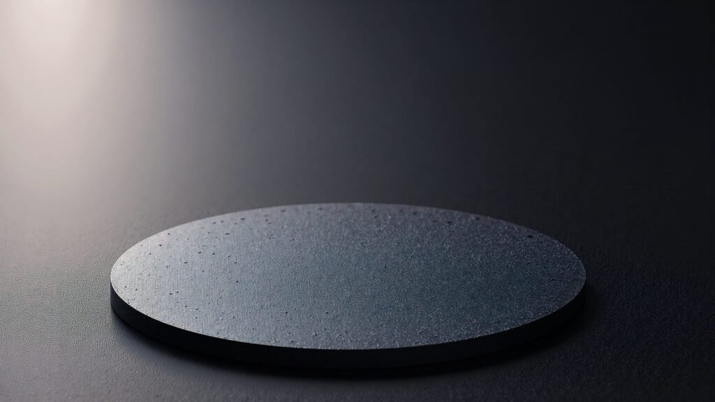 Machined silicon carbide disc