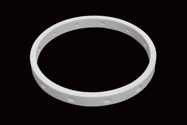 Machined alumina seal ring with a lapped sealing face